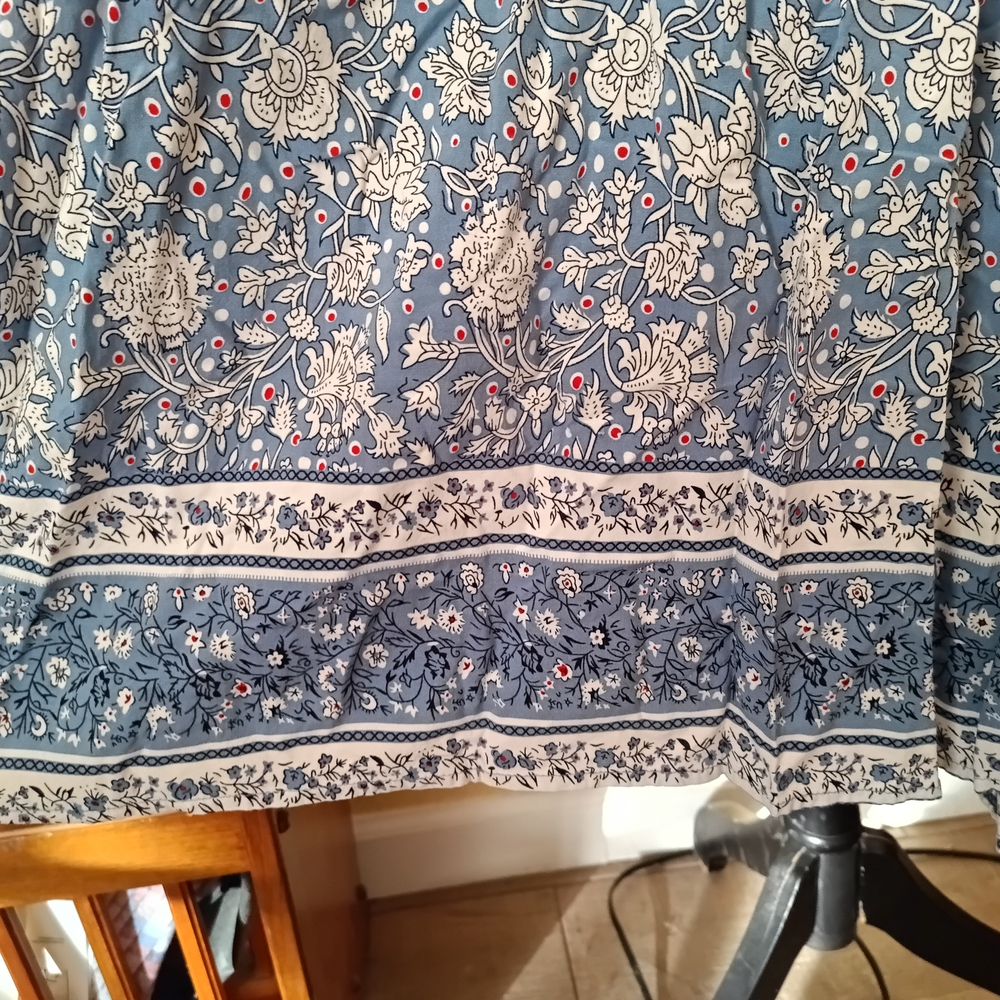 Multi-Patterned Boho Midi Dress - image 4